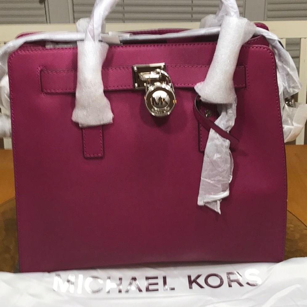 MICHAEL Michael Kors Tote Deep Pink Leather